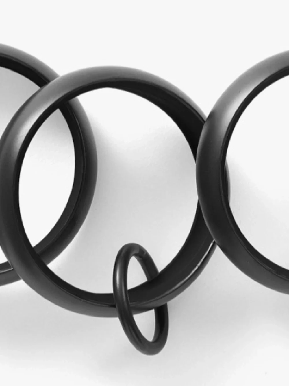 Pottery Barn Quiet-Glide Curtain Rings | Antique Bronze | 4 Sets